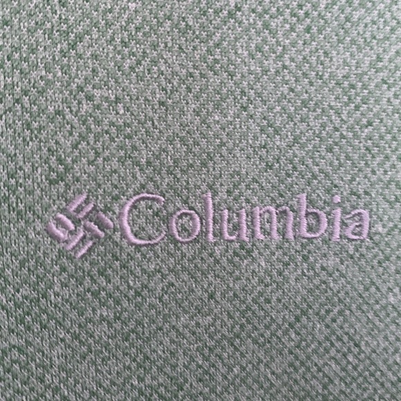 Columbia Polo Style Green Shirt Size M #064 - Picture 4 of 9